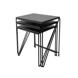 Derya Siyah Zigon Sehpa - Mobilyateslim